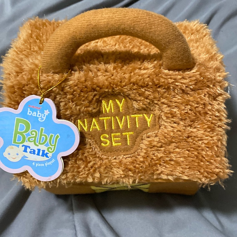 Aurora baby/baby talk nativity 4 piece play-set